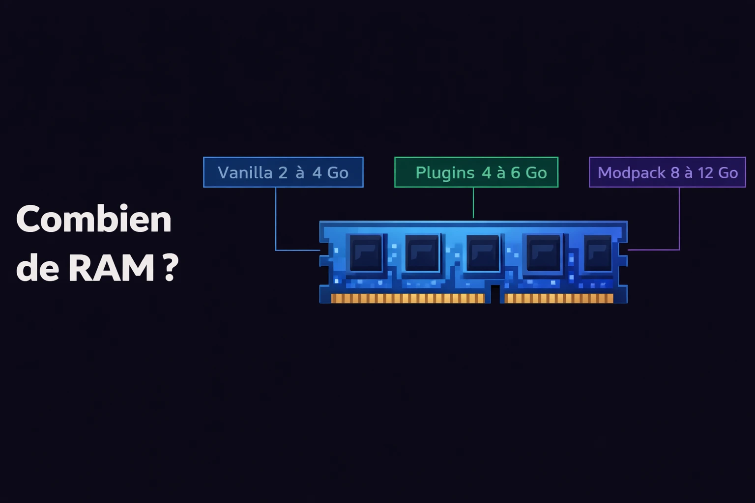 Illustration du guide : Combien de RAM pour un serveur ?